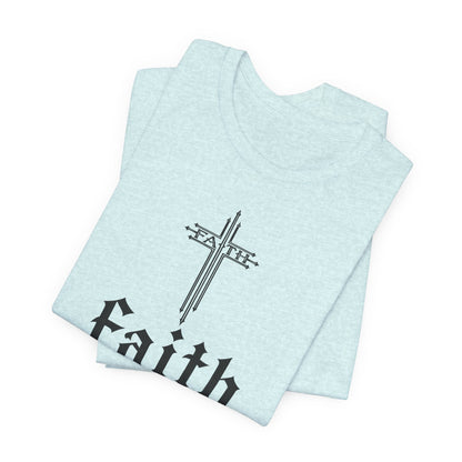 Faith Over Fear T-Shirt — Psalm 56:3 Cross Christian Tee