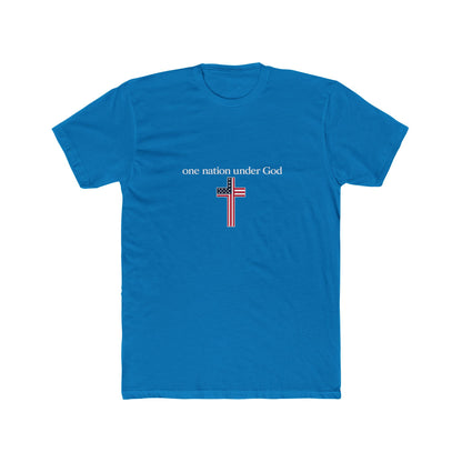 One Nation Under God Cross T-Shirt — Patriotic Christian Tee