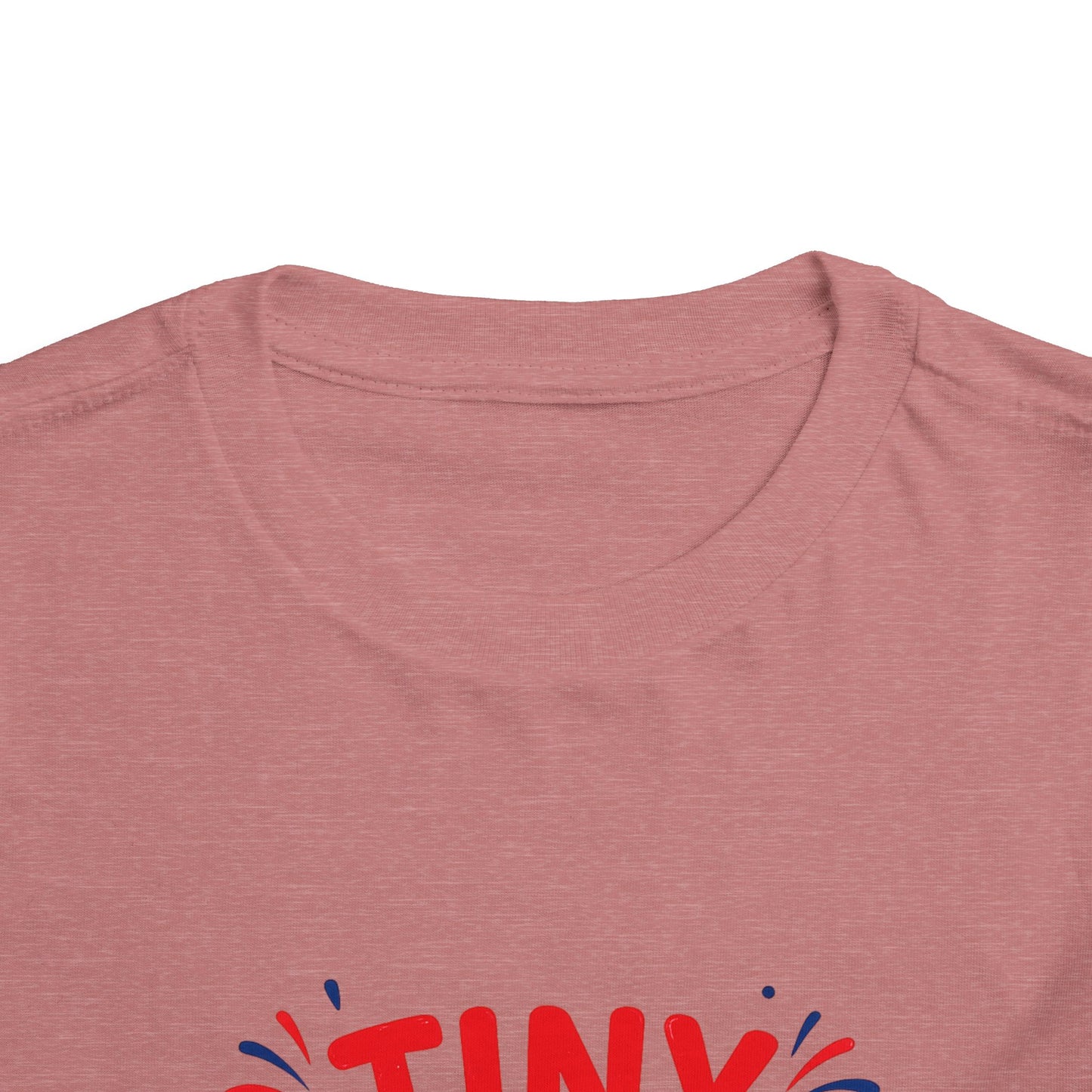 Tiny Patriot Toddler Tee – Cute American Flag 4th of July Shirt