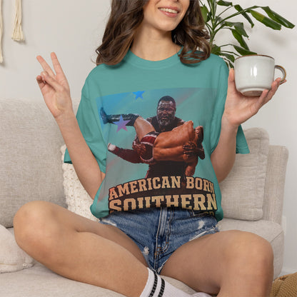 Southern Born T-Shirt — "American Born Southern by the Grace of God" Graphic Tee