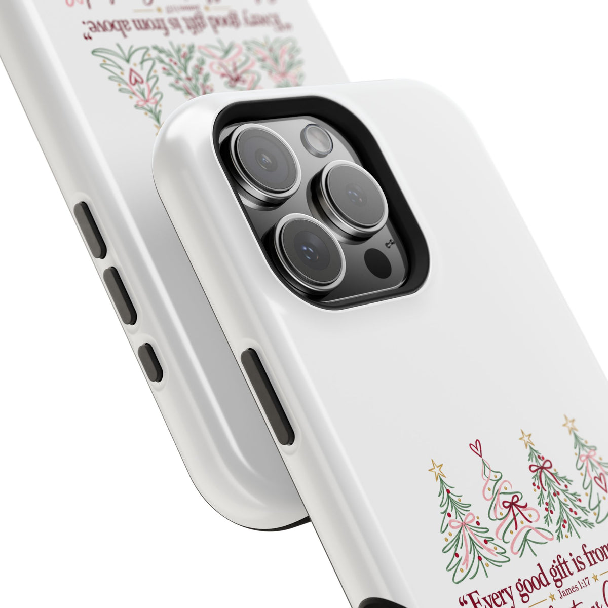 Christmas Grandma Phone Case — “Every good gift is from above” Magnetic Impact-Resistant Case