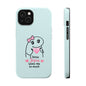Christian Cute Heart Phone Case — "I Know Jesus Loves Me So Much" Magnetic Impact-Resistant Case