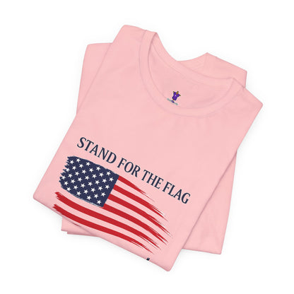 Stand for the Flag, Kneel for the Cross Tee — America 250 Patriotic T‑Shirt