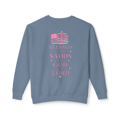 I Can Do All Things Crewneck Sweatshirt — Christian Faith & Patriotic Blessings Design