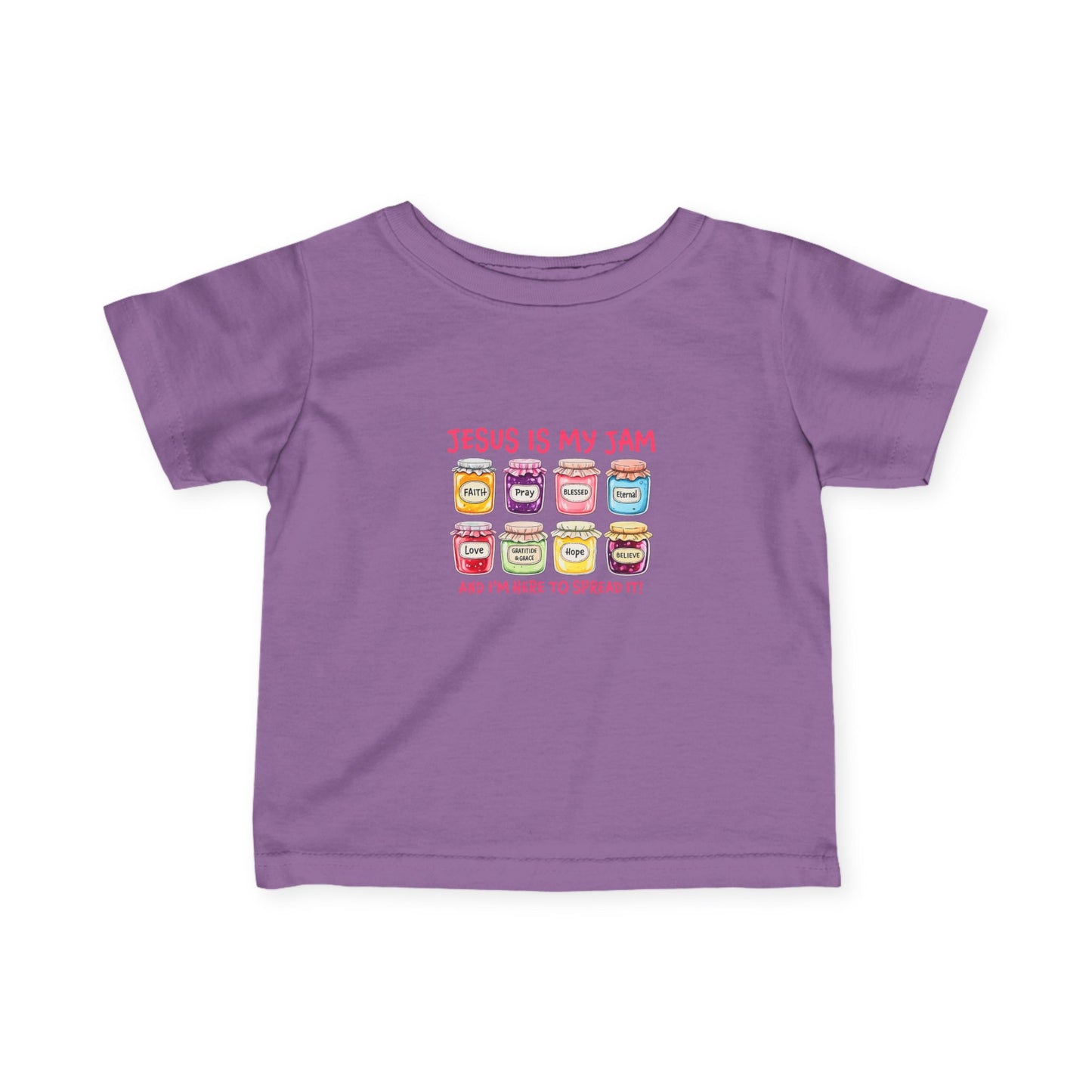 Infant Tee — "Jesus Is My Jam" Cute Christian Baby Shirt