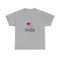 Created American Flag T‑Shirt — 'Created' Patriotic Graphic Tee