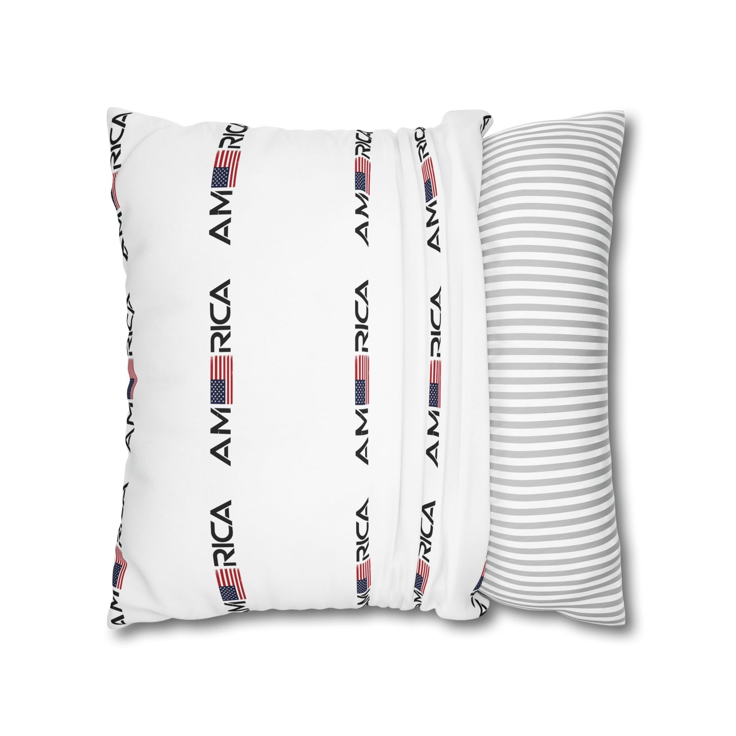 Blessed Is The Nation Pillow — America Psalm 33:12 Patriotic Decorative Pillowcase