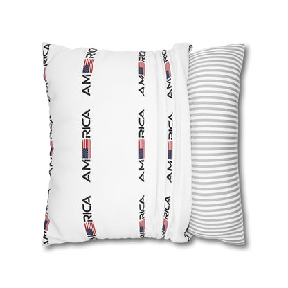 Blessed Is The Nation Pillow — America Psalm 33:12 Patriotic Decorative Pillowcase