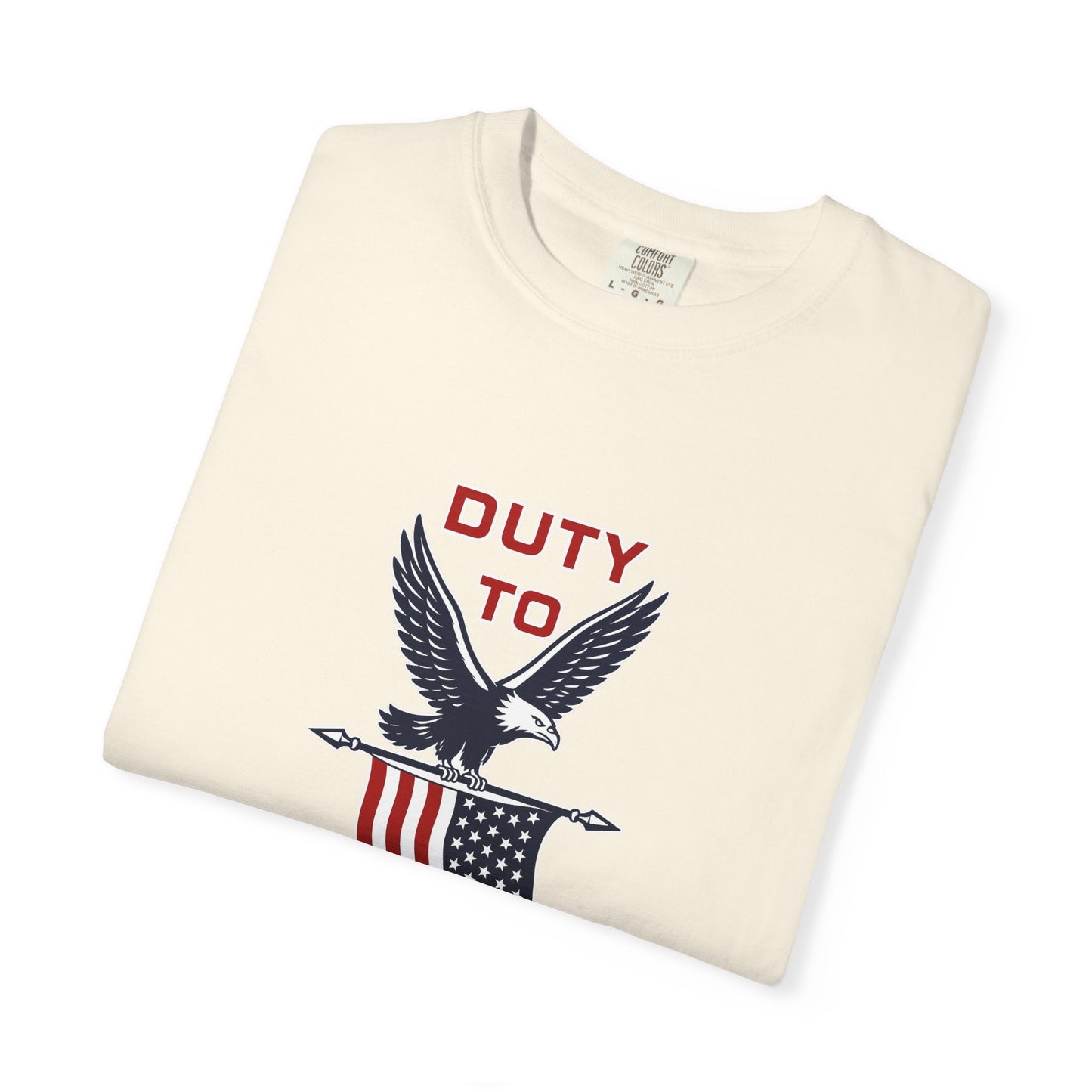 Duty to God Eagle American Flag T-Shirt