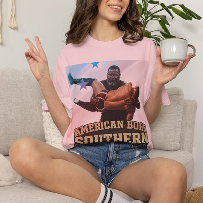Southern Born T-Shirt — "American Born Southern by the Grace of God" Graphic Tee
