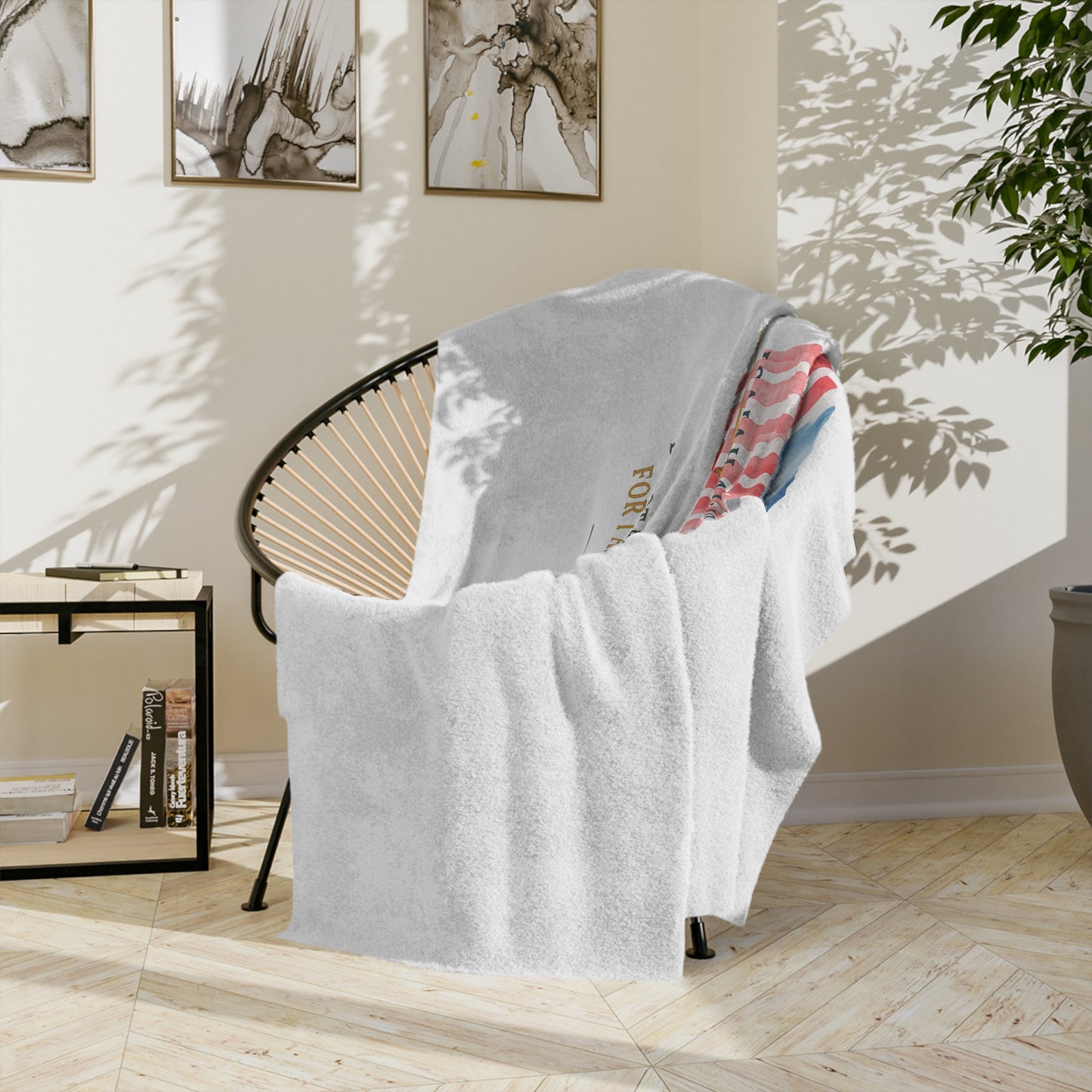 Fear Not Christian Blanket — Isaiah 41:10 Velveteen Throw