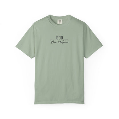 Jesus Is The Way T-Shirt — “God One Nation” Christian Faith Tee (John 14:6)
