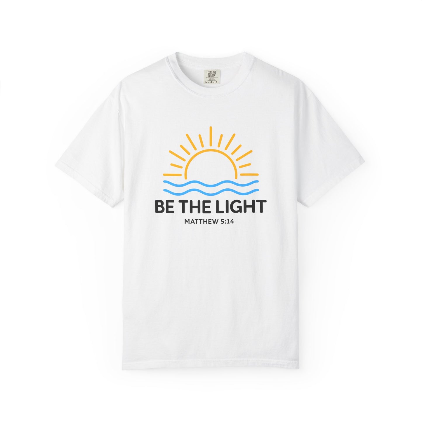Be The Light T-Shirt — Christian Faith Tee (Matthew 5:14)