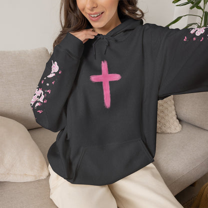 Christian Hoodie - 'AMEN' Inspirational Faith Pullover (Agree, Move, End, Never Doubt God)