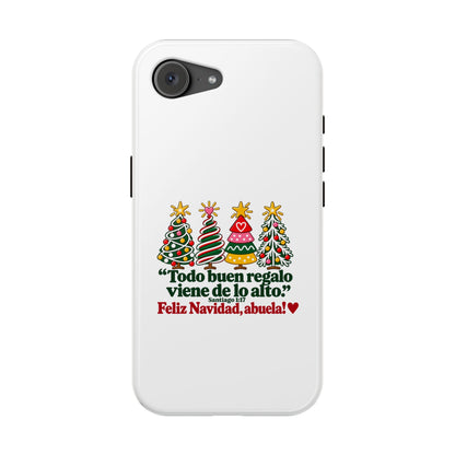 Christmas Grandma Phone Case — “Todo buen regalo viene de lo alto” Magnetic Impact-Resistant Case