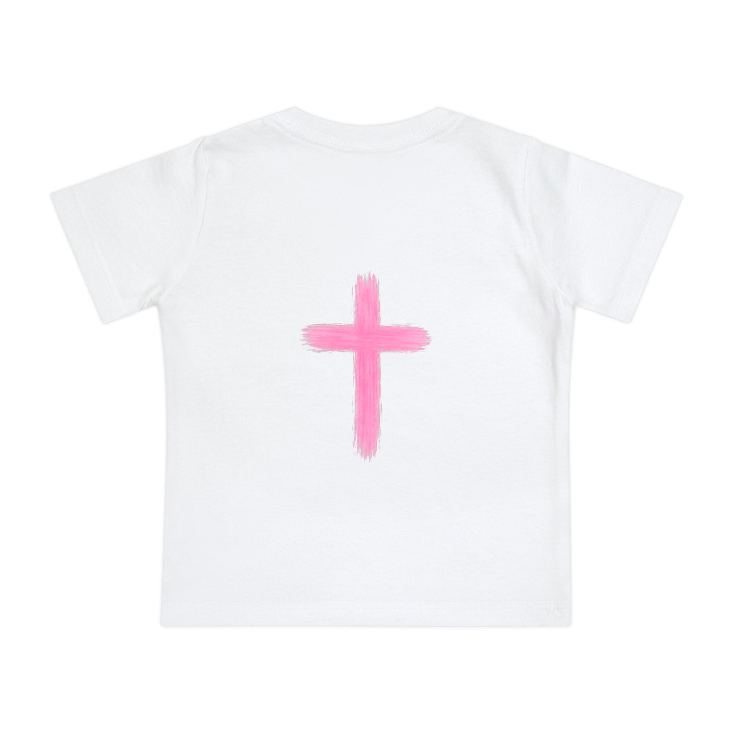 Christian Baby T-Shirt – "I Can Do All Things" Philippians 4:13 Pastel Cross