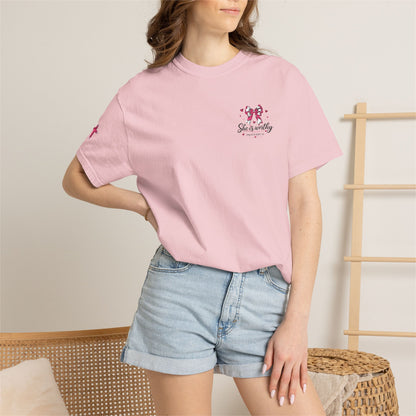Butterfly Floral Graphic T-Shirt — 'Spread Your Wings' Chest Print