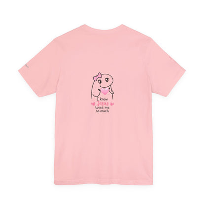 Christian Kids Tee — Cute Tooth Fairy Design with “I Know Jesus Loves Me So Much”