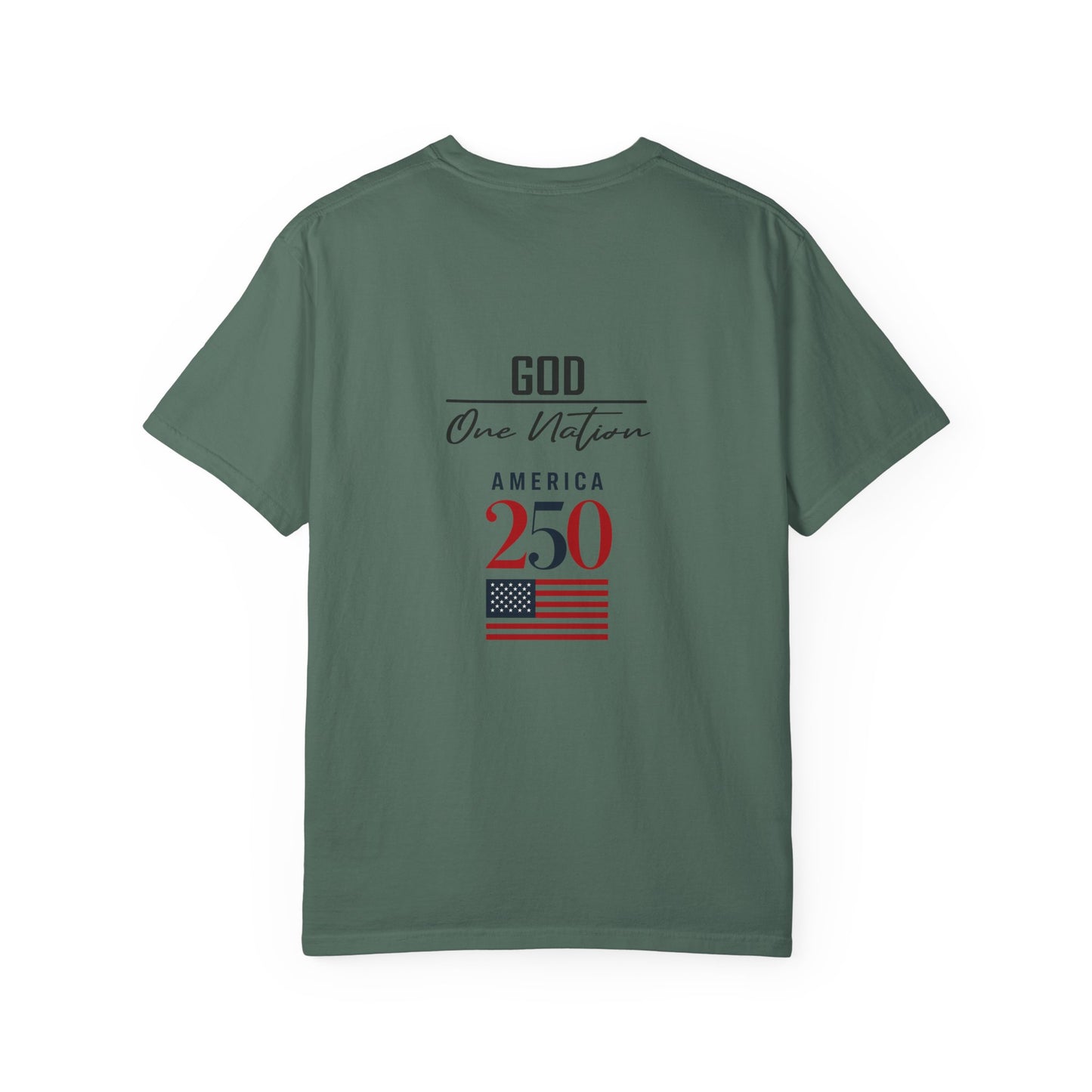 Patriotic Fathers Are Like Noah T-Shirt — "They Build Before the Storm Comes" (America 250)