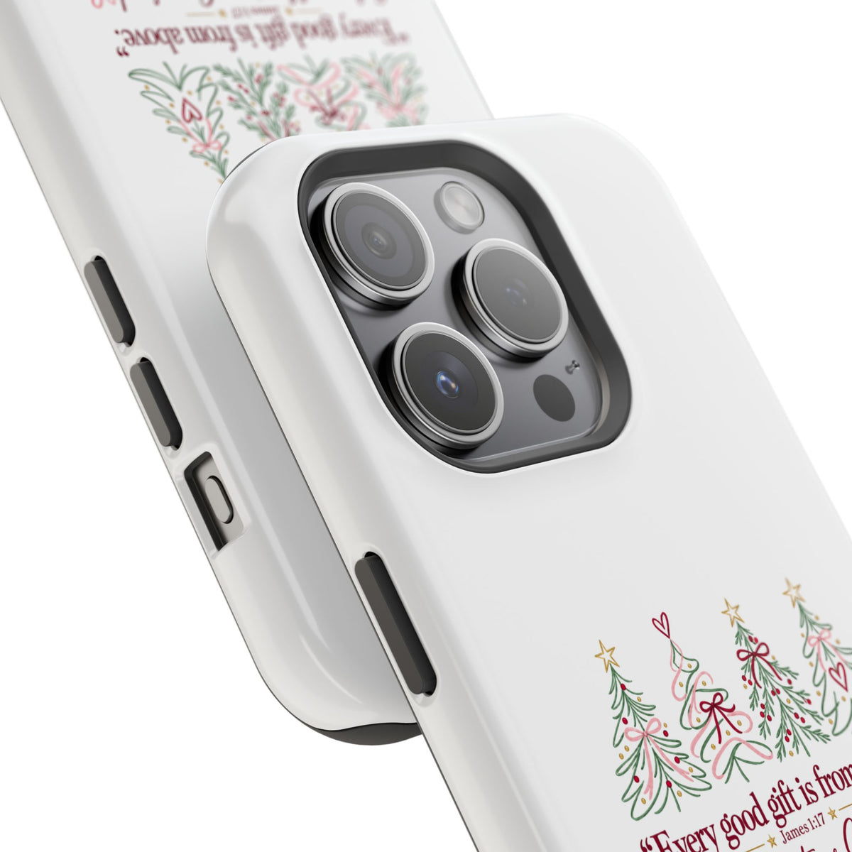 Christmas Grandma Phone Case — “Every good gift is from above” Magnetic Impact-Resistant Case