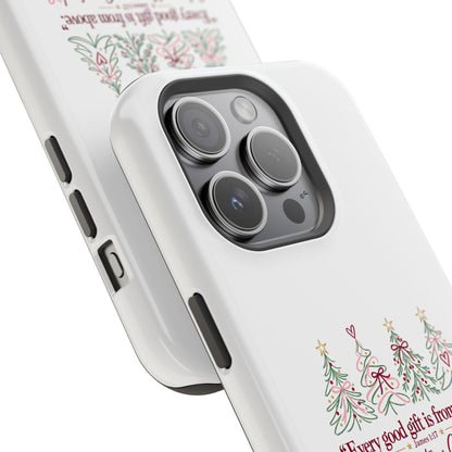 Christmas Grandma Phone Case — “Every good gift is from above” Magnetic Impact-Resistant Case