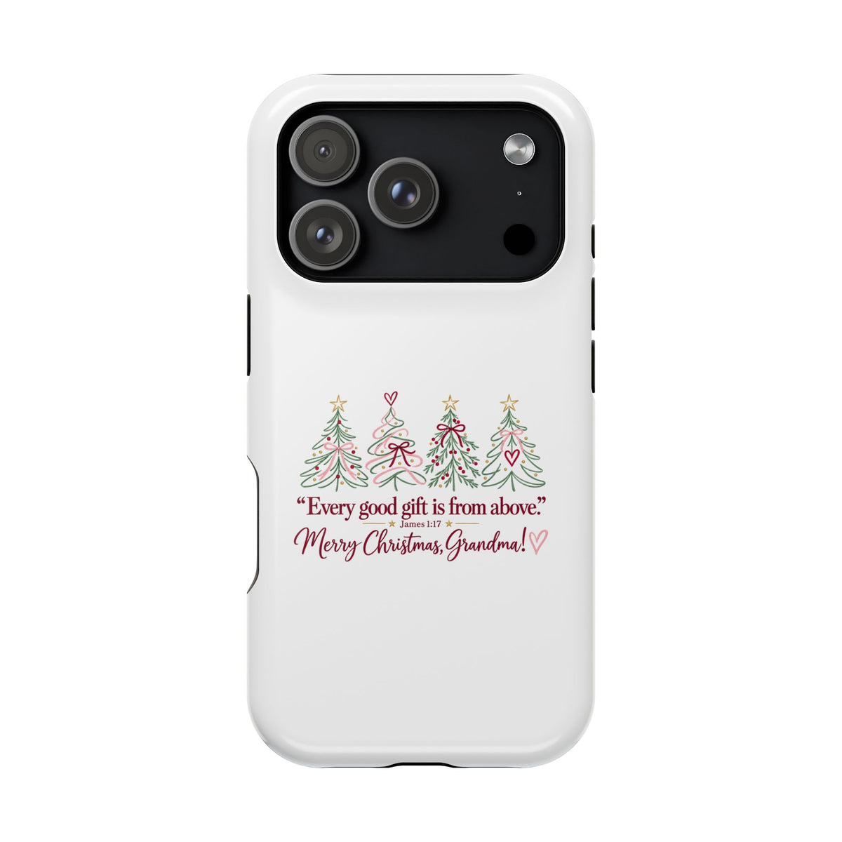 Christmas Grandma Phone Case — “Every good gift is from above” Magnetic Impact-Resistant Case