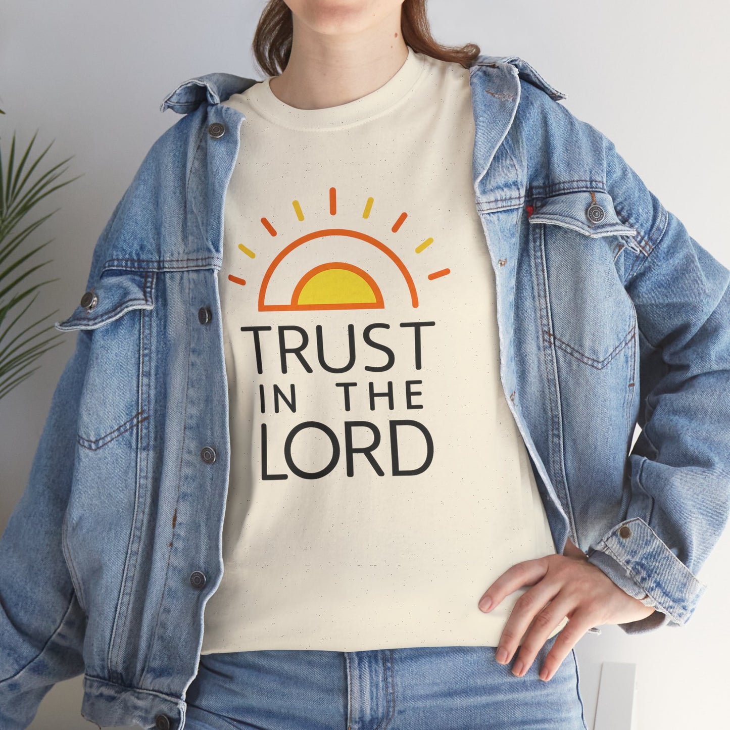 Trust in the Lord T-Shirt — Christian Sunrise Faith Tee