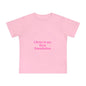 Christian Baby T-Shirt - "Christ is my firm foundation" Heart Design (I Know Jesus Loves Me)