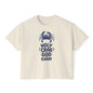 Women’s Boxy Tee — ‘Holy Crab, God Is Good’ Nautical Christian Tee