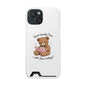 Phone Case — "Spend Quality Time with Jesus Today" Teddy Card Holder
