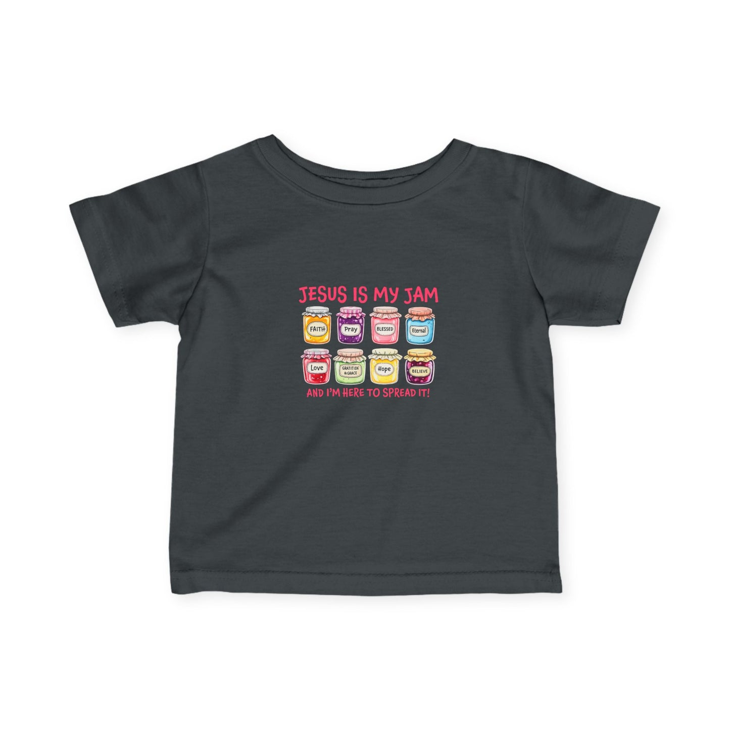 Infant Tee — "Jesus Is My Jam" Cute Christian Baby Shirt