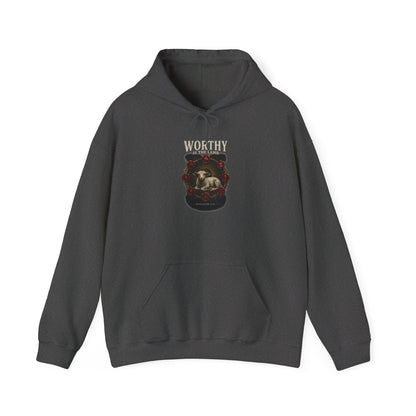 Worthy of the Lamb double print Hoodie – Christian Sheep & Roses Gospel Pullover