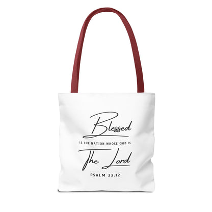 Christian Tote Bag — “Riding with Jesus” Floral Beetle Illustration