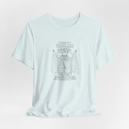 Leviticus 25:10 Tee – Minimalist Bible Verse Christian T-Shirt