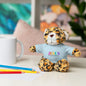 Jesus Rainbow Tee Teddy Bear - Plush Stuffed Animal with Faith Shirt