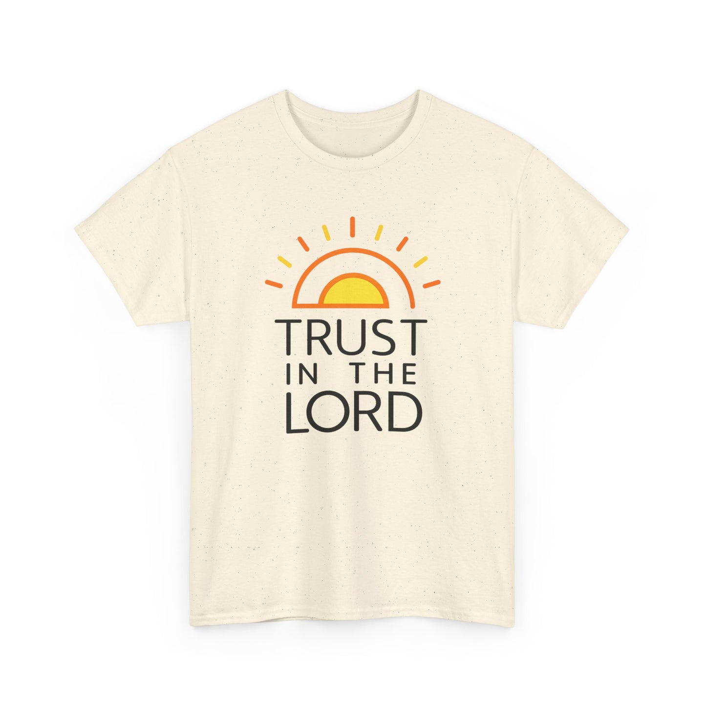 Trust in the Lord T-Shirt — Christian Sunrise Faith Tee