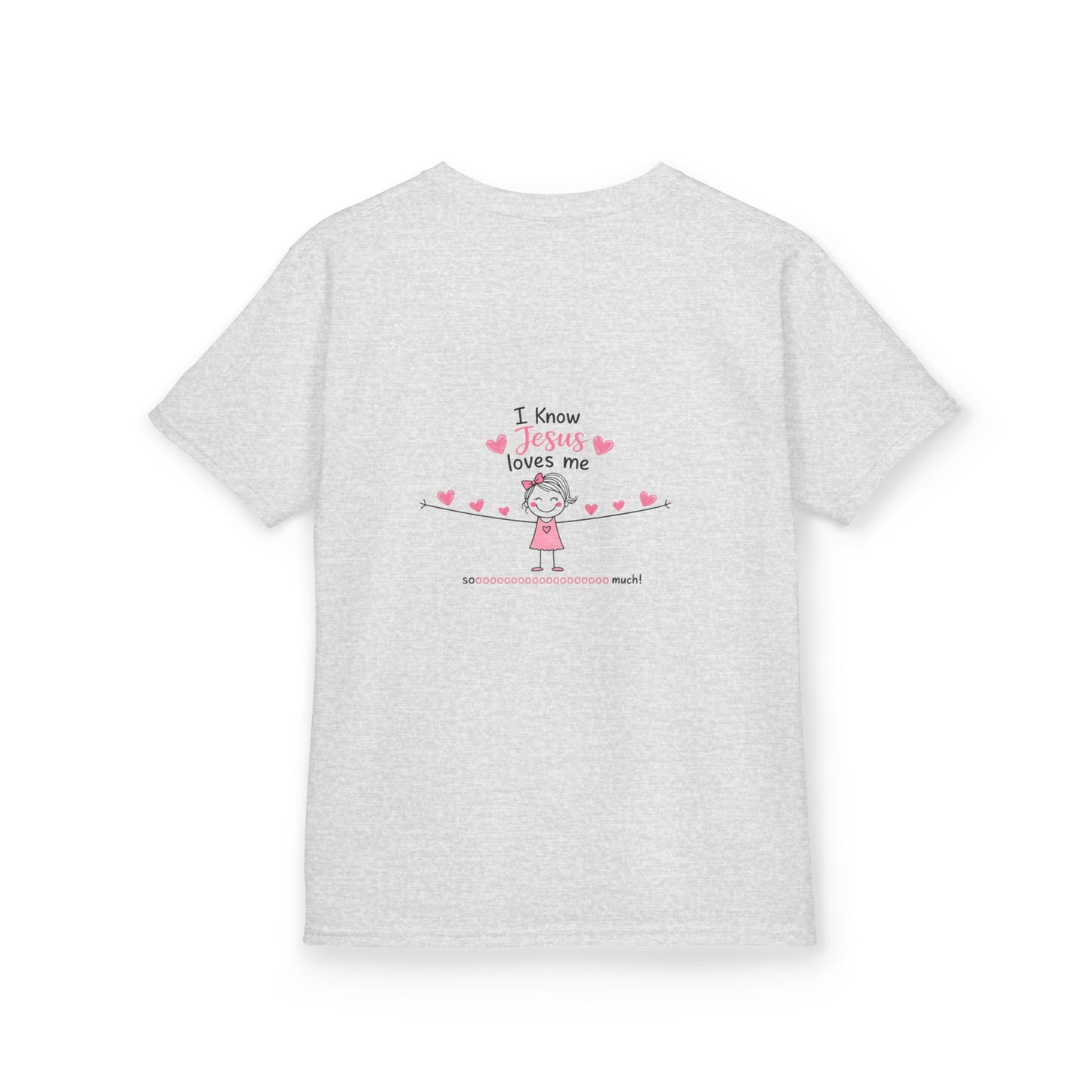 Kids T-Shirt — "God Is Bigger Than" Pink Faith Graphic Tee