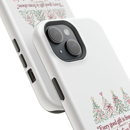 Christmas Grandma Phone Case — “Every good gift is from above” Magnetic Impact-Resistant Case