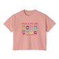 Jesus Is My Jam Women’s Boxy Tee — Cute Christian Faith Graphic Shirt