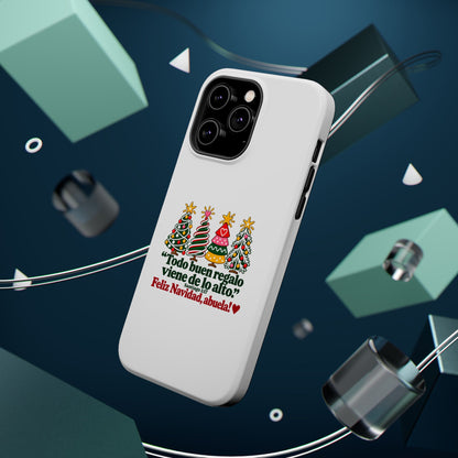 Christmas Grandma Phone Case — “Todo buen regalo viene de lo alto” Magnetic Impact-Resistant Case