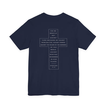 The unseen battle:Ephesians 6:12 Double print T