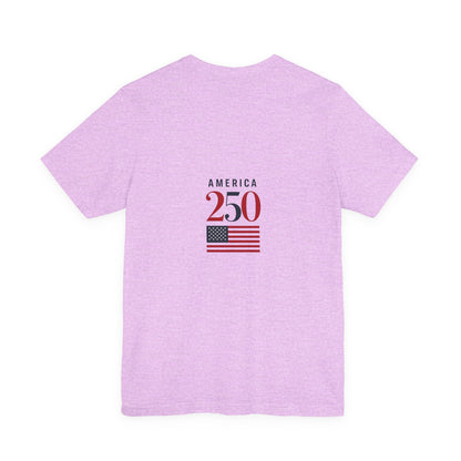 Stand for the Flag, Kneel for the Cross Tee — America 250 Patriotic T‑Shirt