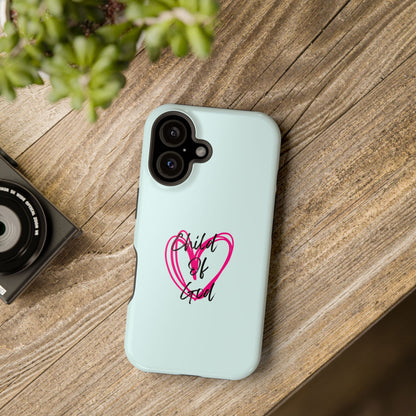 Phone Case — "Child of God" Pink Heart Magnetic Impact-Resistant