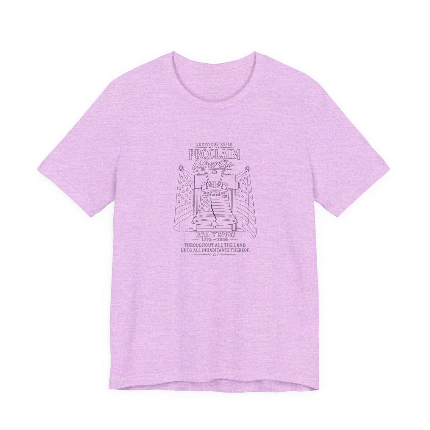 Leviticus 25:10 Tee – Minimalist Bible Verse Christian T-Shirt