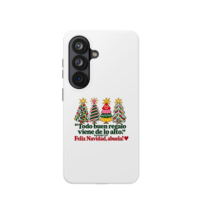 Christmas Grandma Phone Case — “Todo buen regalo viene de lo alto” Magnetic Impact-Resistant Case