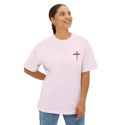 UNISEX BOXY TEE John 14:8 Faith Tee — “If God Is All You Have, You Have All You Need” Oversized TEE