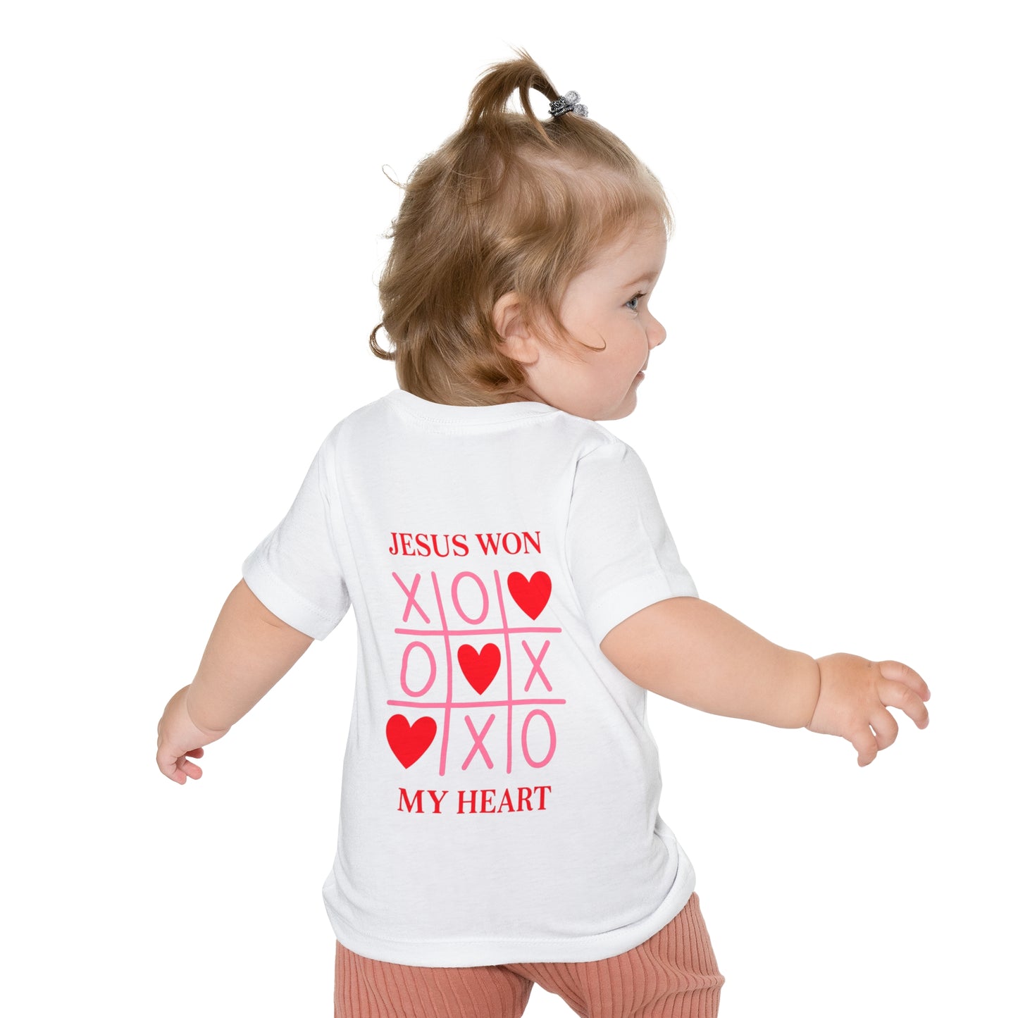 Baby T-Shirt — "Made for a Purpose" Rainbow & "Jesus Won My Heart" Christian Tee