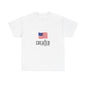 Created American Flag T‑Shirt — 'Created' Patriotic Graphic Tee