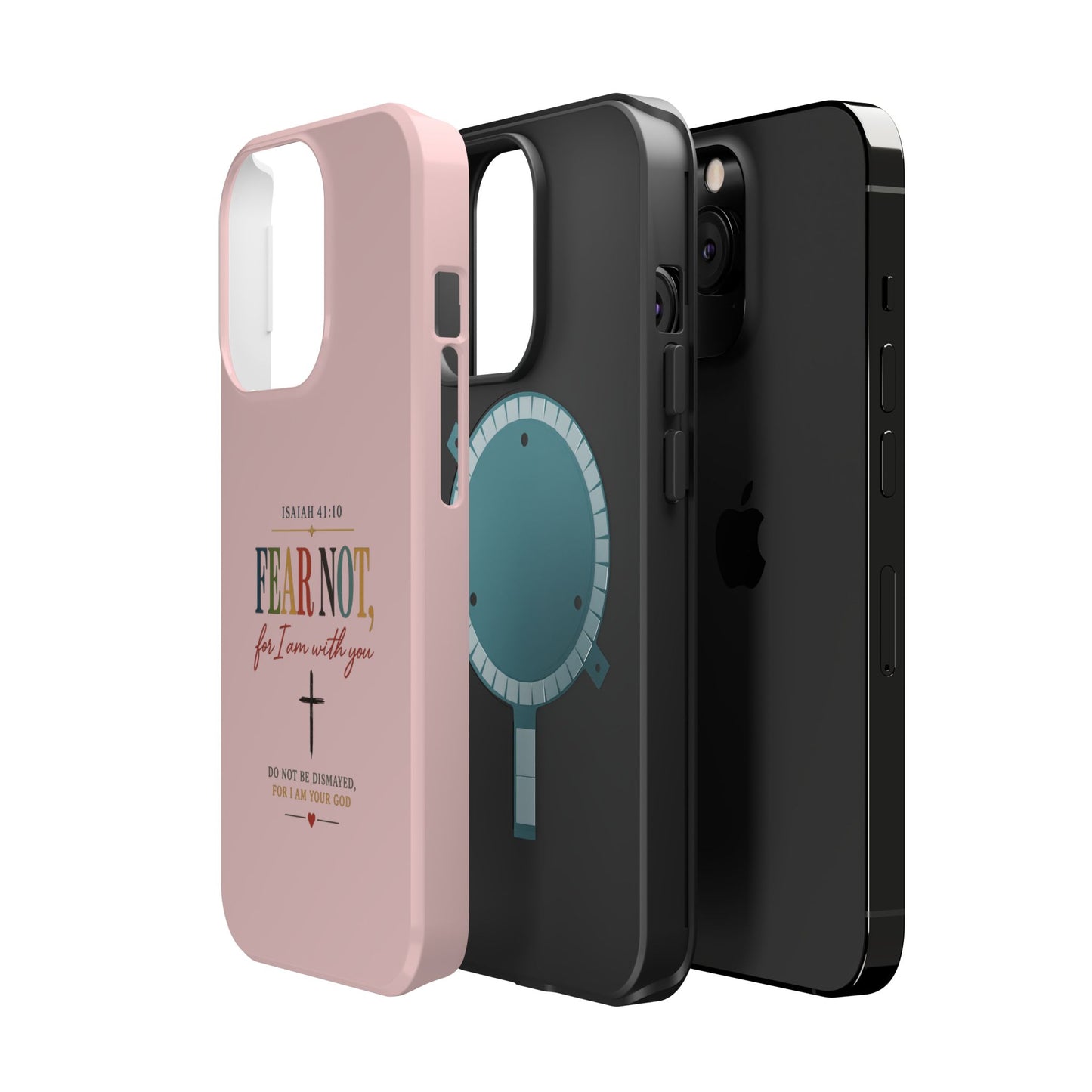 Fear Not Isaiah 41:10 Pink Magnetic Impact Phone Case
