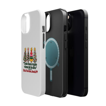 Christmas Grandma Phone Case — “Todo buen regalo viene de lo alto” Magnetic Impact-Resistant Case